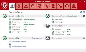 G DATA Total Security: SecurityCenter 