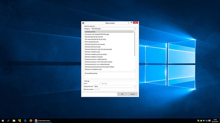 G DATA Patch Management – Rapporten opvragen