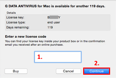 How to renew your license for Mac | G DATA